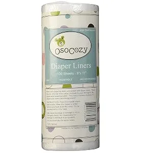 OsoCozy Flushable Diaper Liners - Make Cloth Diapering Convenient with Easy, Quick, Cloth Diaper Liners - Super Soft and Gentle on Babys Skin - product information 1