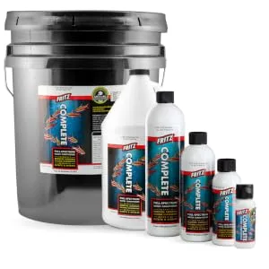 Fritz Aquatics Complete Water Conditioner/Dechlorinator for Fresh & Salt Water Aquariums 16-Ounce - Complete Family