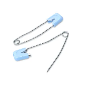 Dritz Pastel Baby-Safe, 4 Count, Assorted Colors Diaper Pins Pastels - image