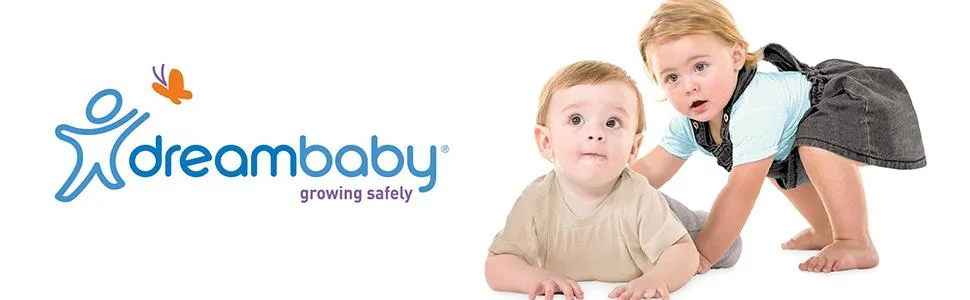 Dreambaby Twist 'N Lock Multipurpose Latch - Child Safety Locks - Grey - 6 Pack - Model L1445 - safety locks for cabinets