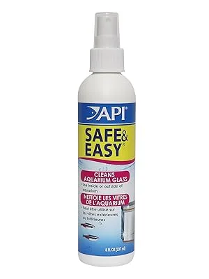 API SAFE & EASY Aquarium Cleaner Spray 8-Ounce Bottle - aquarium cleaner cleaning product spray safe & easy API