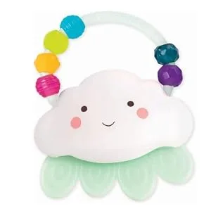 B. toys  Rain-Glow Squeeze  Light-Up Cloud Rattle for Babies 3 Months + - product information 1