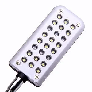 Aquarium Light Clip on Fish Tank Lighting Small Fish Light for Tanks Without Border, White and Blue LEDs White&blue Leds No Timer & Dimmer 1.5w - product information 4