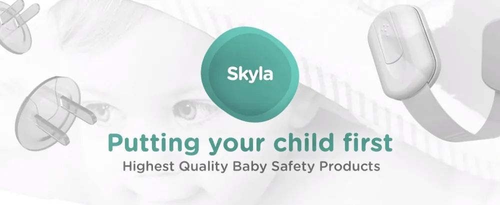 SKYLA HOMES Multipurpose Strap Locks For Cabinet & Drawer Child Safety - Adjustable Length - Reinforced 3M Adhesive - Baby Furniture Proofing, Secure Kitchen & Bathroom - SKyla Homes putting child safety first always and ever
