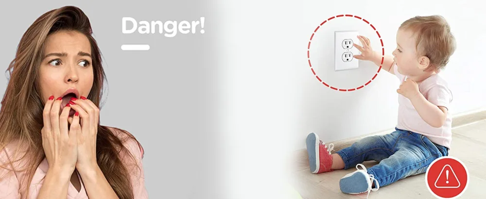 Clear Outlet Covers (36-Pack) Dielectric Plastic Plugs for Electrical Power Outlets by Skyla Homes - Best Baby Proofing Wall Socket Protector Child Proof Outlet Protector - Electrical Insulation - Uninsulated electrical outlet is a lousy parenting example. Each outlet is a subject to safety!