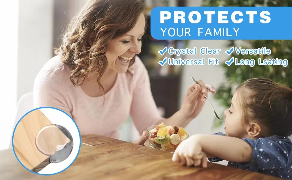 HOIHOO Corner Protector, Safety Baby Proofing Table Corner Guards, Tasteless Corner Covers Safety Furniture Corner Protector for Baby(12 Pack) flavorless 12 pack - corner protectors