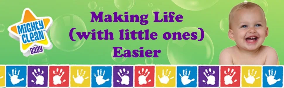 Disposable Changing Pad Liners - 18 Waterproof, Soft, Absorbent Multi Use Pads by Mighty Clean Baby in Portable 2 Packs for Your Diaper Bag - Making Life (with little ones) Easier