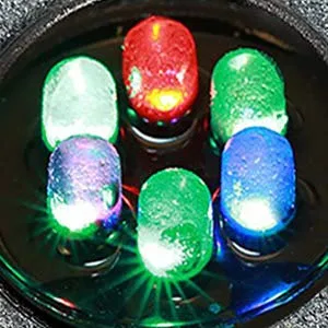 NICREW Aquarium Stone Disk, Round Fish Tank Bubbler with LEDs, Aquarium and Fish Tank Decoration 2 inch Multicolor - product information 21