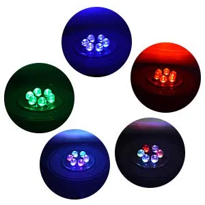 NICREW Aquarium Stone Disk, Round Fish Tank Bubbler with LEDs, Aquarium and Fish Tank Decoration 2 inch Multicolor - product information 23