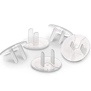 Outlet Plug Covers (32 Pack) Clear Child Proof Electrical Protector Safety Caps - Jool Baby - Outlet Plug Covers