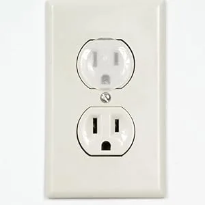 Outlet Plug Covers (32 Pack) Clear Child Proof Electrical Protector Safety Caps - Jool Baby - Outlet plug Covers child safety