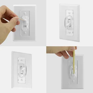 Light Switch Guard Cover, 6Pack Clear, Switch Cover Guard, Toggle Switch Cover, Light Switch Lock, Light Switch Blocker, Child Proof Light Switch Cover Guard - Light Switch Cover Guard