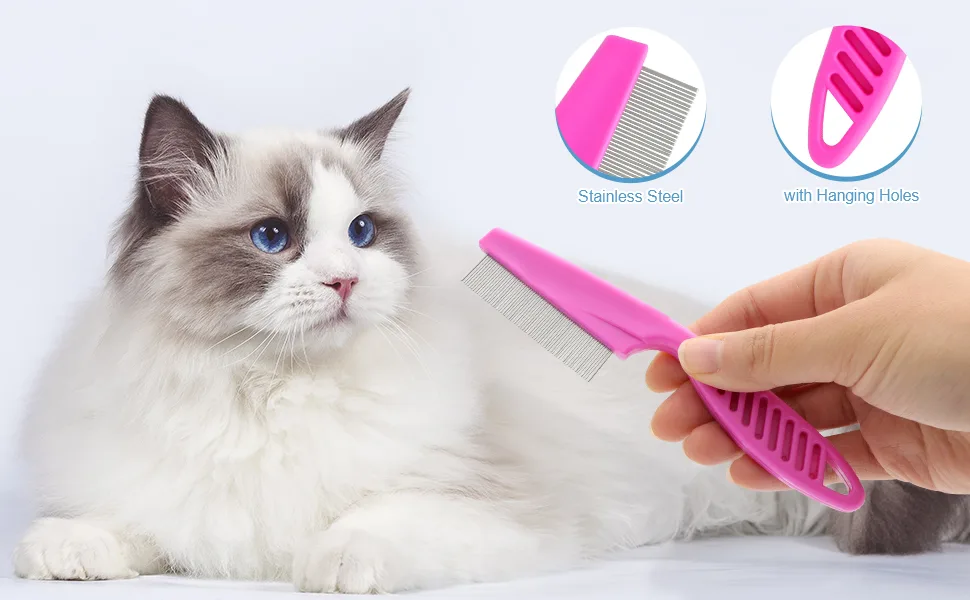 Shedding Blade for Dogs, Dual-Sided Dog Shedding Tool with Loop for Horse Large Dog De-shedding and Grooming - product information 3