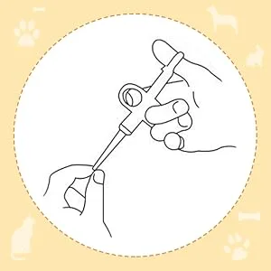 Havenfly 2 Pack Cat Pill Shooter, Pill Gun for Dogs, Baby Animal Feeding Kit with 2 Soft Silicone Tip for Feeding Small Animals - step 2