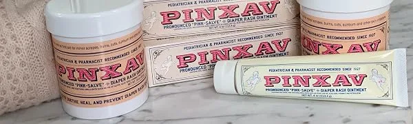PINXAV Healing Cream, Fast Relief for Diaper Rash, Eczema, Chafing, Bed Sores, Acne, and Minor Cuts and Burns (4 OZ) - pinxav image