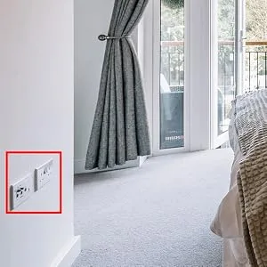Outlet Plug Covers Child Proof Plug Protector(30 Pack) Baby Safety Outlet Covers Electrical Safety Covers OL001 - Bedroom
