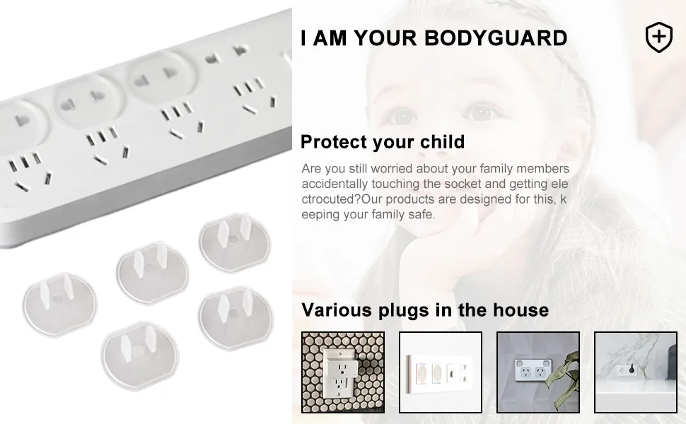Outlet Plug Covers Child Proof Plug Protector(30 Pack) Baby Safety Outlet Covers Electrical Safety Covers OL001 - product information 2