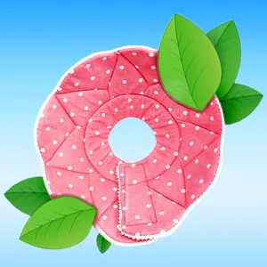 SunGrow Cat Cone Collar Soft, Stop Licking E Collar for Recovery, Post Surgery Stress Relieving with Adjustable Strap Enclosures 9" - 10.5" Neck Size, Pink - afda