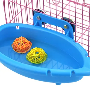 Mygeromon Bird Bath for Cage- Small Tub Bowl for Hang Inside Cage Birdbath Shower for Parrot/Parakeets/Cockatiels/Canary/Budgerigar (Blue) - Bird Small Tub Bowl for Cage