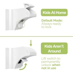 Spare Keys for Magnetic Cabinet Locks (2-Pack) by Skyla Homes - Powered by Premium Neodymium Magnet - Baby Safety Lock Key - Perfect for any material multiple uses