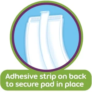 Dimples Booster Pads, Baby Diaper Doubler with Adhesive - Boosts Diaper Absorbency - No More leaks (with Adhesive for Secure Fit)  (22 Count) - diaper doubler