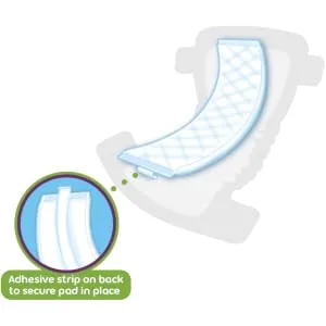 Dimples Booster Pads, Baby Diaper Doubler with Adhesive - Boosts Diaper Absorbency - No More leaks (with Adhesive for Secure Fit)  (22 Count) - diaper insert overnight