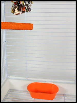 Penn-Plax Bird Bath with Mirror  Designed for Small Bird use, Easy to Setup, BA513 - product information 2