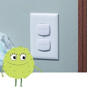 Toddleroo by North States Plug Protectors | Fits Two and Three pronged outlets for Quick Coverage in Seconds | Baby proofing with Confidence (36-Pack, Soft White) - Plug protectors