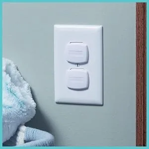 Toddleroo by North States Plug Protectors | Fits Two and Three pronged outlets for Quick Coverage in Seconds | Baby proofing with Confidence (36-Pack, Soft White) - Plug protectors