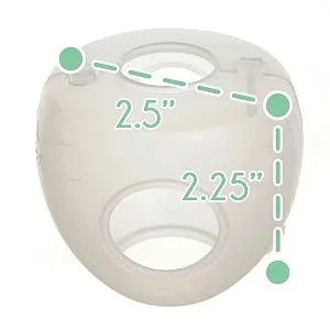 Little Chicks Baby Safety Door Knob Covers - 3 Count (Pack of 1) - fits most door knobs doorknob