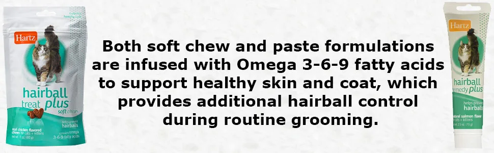 Hartz Hairball Remedy Plus Chicken Flavored Soft Chews for Cats and Kittens - product information 2