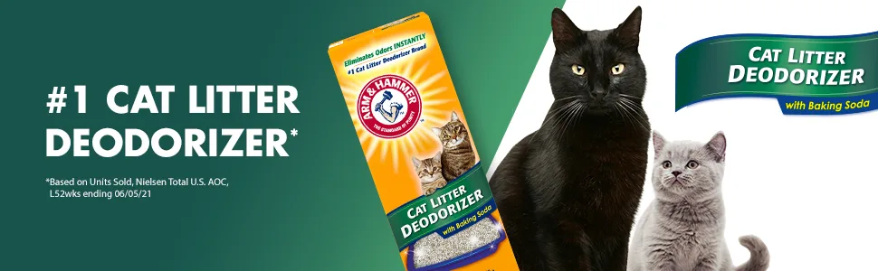 Arm & Hammer Cat Litter Deodorizer with Baking Soda 20 Ounce - #1 Cat Litter Deodorizer* Arm & Hammer Cat Litter Deodorizer with Baking Soda