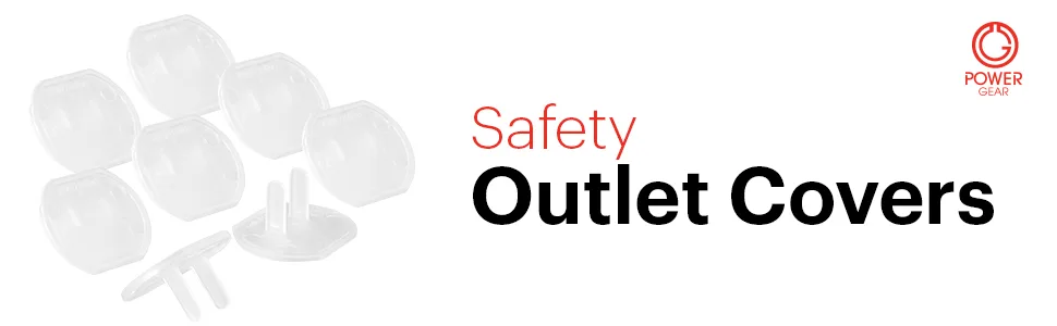 Power Gear Plastic Outlet Covers, Shock Prevention, Child Safe, Easy Install, UL Listed, Clear, 51175, 30 Count (Pack of 1) Clear 30 Pack - product information 1