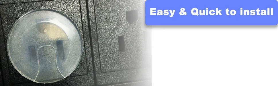 Outlet Covers Child Proofing Clear(38PCS), Outlet Covers Protectors Easy Install and Lightness, Safe & Secure Electric Plug Protectors for Home, Office, UPS Unit - Easy & Quick to install