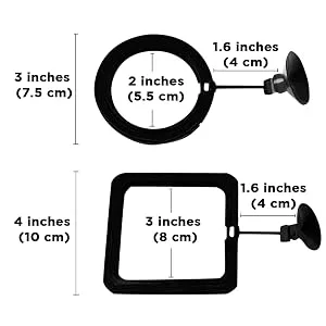 SunGrow Feeding Ring, Floating Food Square, Suitable for Flakes and Floating Fish Food for Goldfish and Other Smaller Fish 1 Piece - product information 4