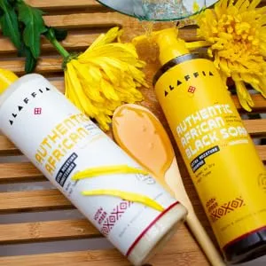 Alaffia Authentic African Black Soap Scalp Care Shampoo and Conditioner - For All Hair Types Normal to Dry Scalp  Nourishes & Soothes the Scalp with Shea Butter & Neem Oil  Tea Tree & Mint  12 Fl Oz Each - Scalp care 5