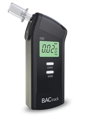 BACtrack S80 Breathalyzer | Professional-Grade Accuracy | DOT & NHTSA Approved | FDA 510(k) Cleared | Portable Breath Alcohol Tester for Personal & Professional Use - BACtrack S80
