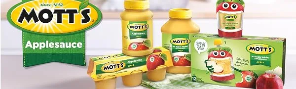 Mott's Apple & Cinnamon Variety Pack Applesauce, 4 Ounce Cup, Pack of 36 Variety Pack 4 Ounce (Pack of 36) - motts applesauce