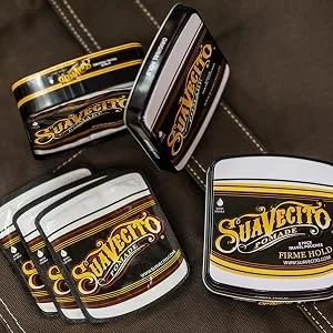 Suavecito Pomade Original Hold 4 oz, 1 Pack - Medium Hold Hair Pomade For Men - Medium Shine Water Based Wax Like Flake Free Hair Gel - Easy To Wash Out - All Day Hold For All Hairstyles 4 Ounce (Pack of 1) Original - Original & Firme Available In Travel Size
