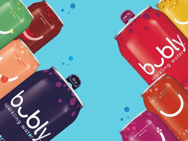 bubly Sparkling Water, Lime, 12 fl oz (pack of 18 cans) - bubly sparkling water