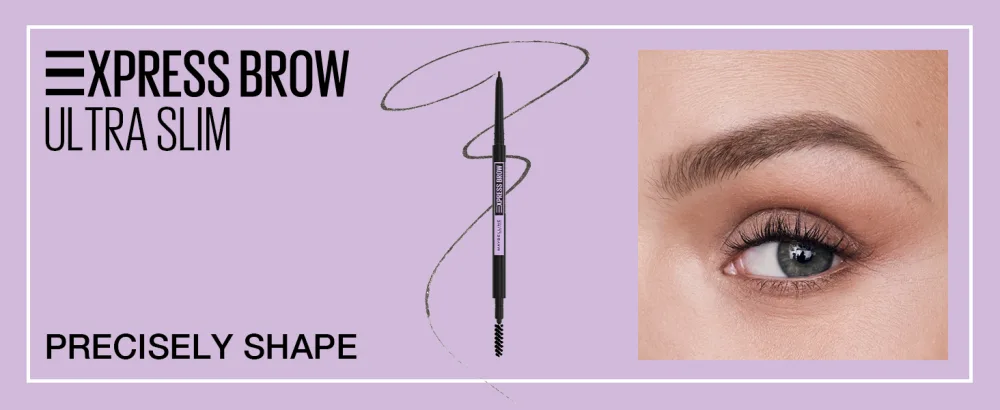 Maybelline Brow Ultra Slim Defining Eyebrow Makeup Mechanical Pencil With 1.55 MM Tip And Blending Spoolie For Precisely Defined Eyebrows, Soft Brown, 0.003 oz. 1 COUNT SOFT BROWN - express brow ultra slim precisely shape