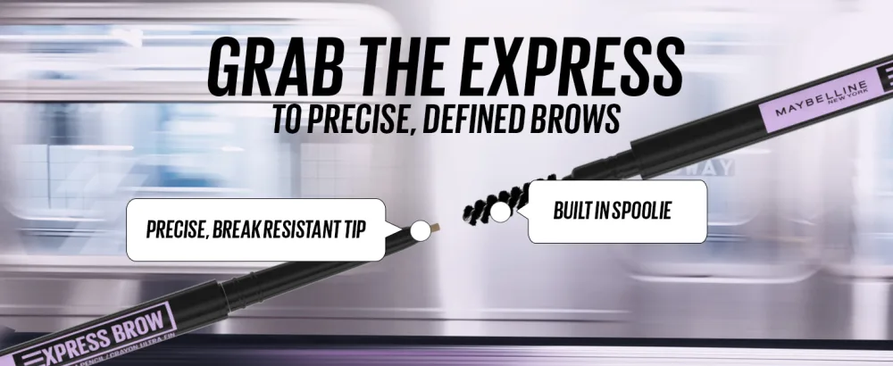 Maybelline Brow Ultra Slim Defining Eyebrow Makeup Mechanical Pencil With 1.55 MM Tip And Blending Spoolie For Precisely Defined Eyebrows, Soft Brown, 0.003 oz. 1 COUNT SOFT BROWN - grab the express to precise, defined brows. precise, break resistant tip, built in spoolie
