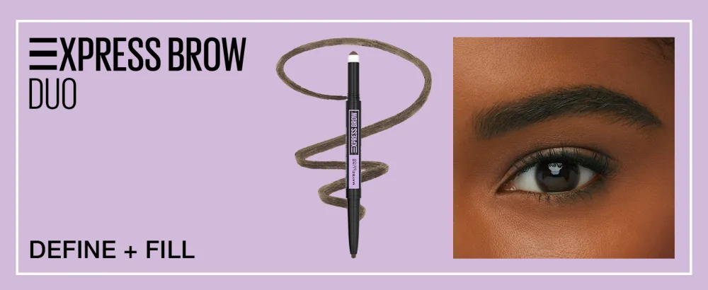 Maybelline Brow Ultra Slim Defining Eyebrow Makeup Mechanical Pencil With 1.55 MM Tip And Blending Spoolie For Precisely Defined Eyebrows, Soft Brown, 0.003 oz. 1 COUNT SOFT BROWN - maybelline express brow duo define and fill