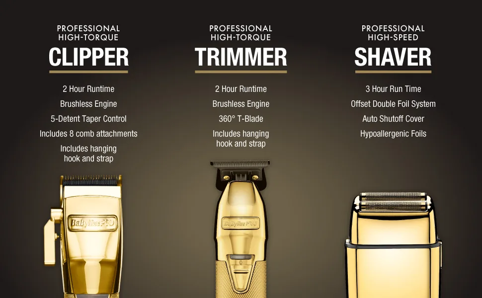 BabylissPRO Barberology GOLDFX Collection GOLDFX Shaver - GOLDFX 2