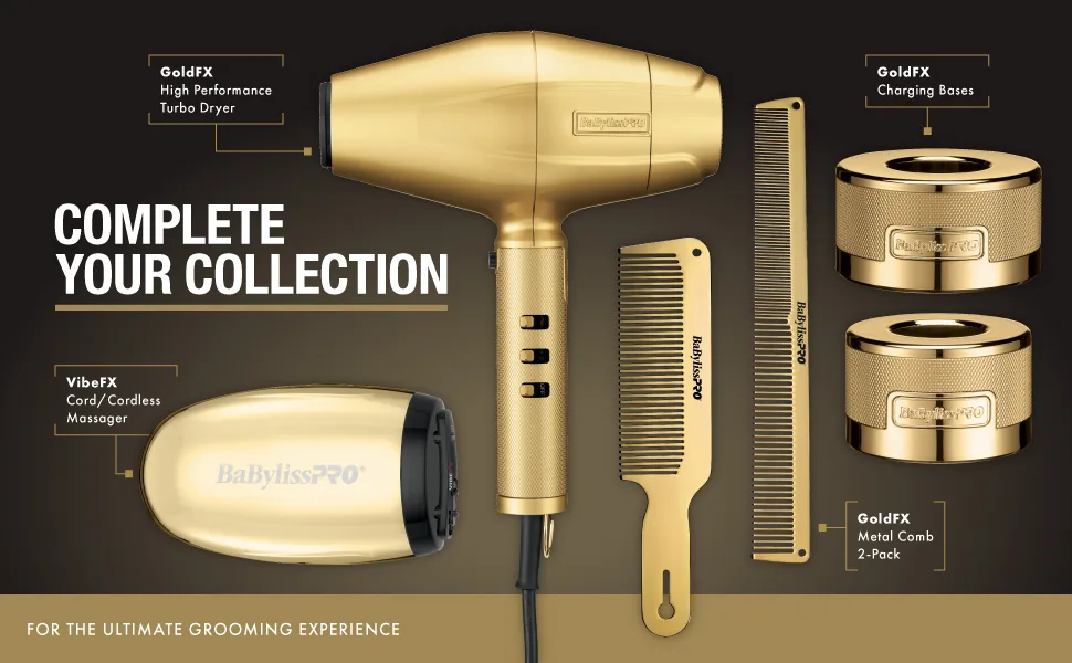 BabylissPRO Barberology GOLDFX Collection GOLDFX Shaver - GOLDFX