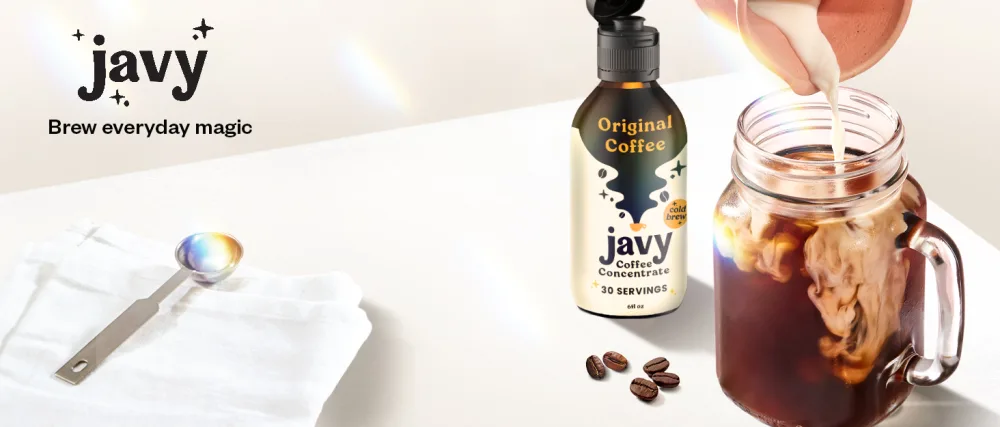 Javy Coffee 30X Cold Brew Coffee Concentrate, Perfect for Instant Iced Coffee, Cold Brewed Coffee and Hot Coffee. Original 1 Bottle - cold brew coffee