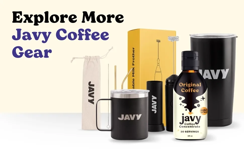 Javy Coffee 30X Cold Brew Coffee Concentrate, Perfect for Instant Iced Coffee, Cold Brewed Coffee and Hot Coffee. Original 1 Bottle - javygear