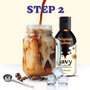 Javy Coffee 30X Cold Brew Coffee Concentrate, Perfect for Instant Iced Coffee, Cold Brewed Coffee and Hot Coffee. Original 1 Bottle - step2