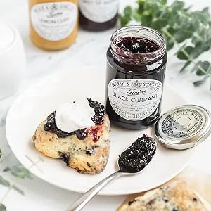 Tiptree Black Currant Preserve, 12 Ounce Jar Preserve Black Currant Preserve 12 Ounce (Pack of 1) - tiptree