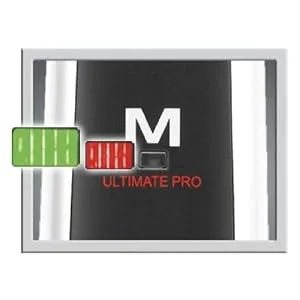 MANGROOMER - ULTIMATE PRO Back Shaver with 2 Shock Absorber Flex Heads, Power Hinge, Extreme Reach Handle and Power Burst - CHARGE INDICATOR LIGHT AND QUICK CHARGE BATTERY